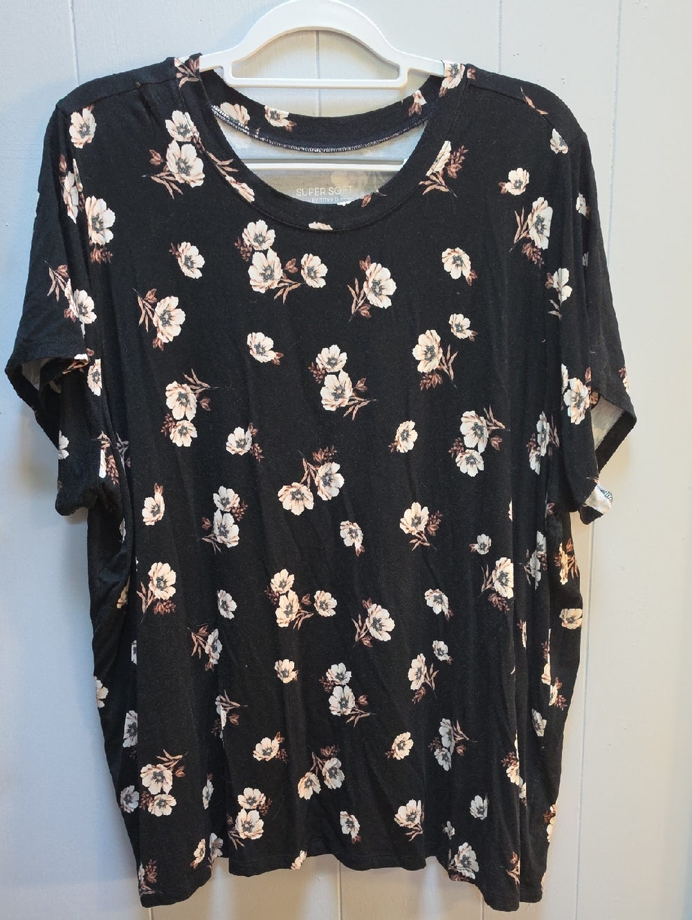 Super Soft Floral Crew Tee